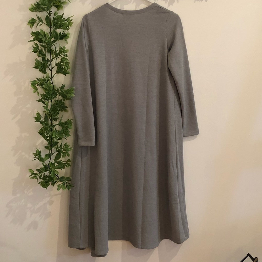 LuLaRoe Long Grey Cardigan - Picture 2 of 3